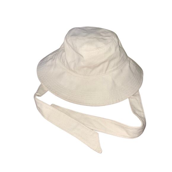 Madewell Canvas Lantern Bucket Hat Size M/L 100% Cotton Sunhat NWT - Picture 1 of 4